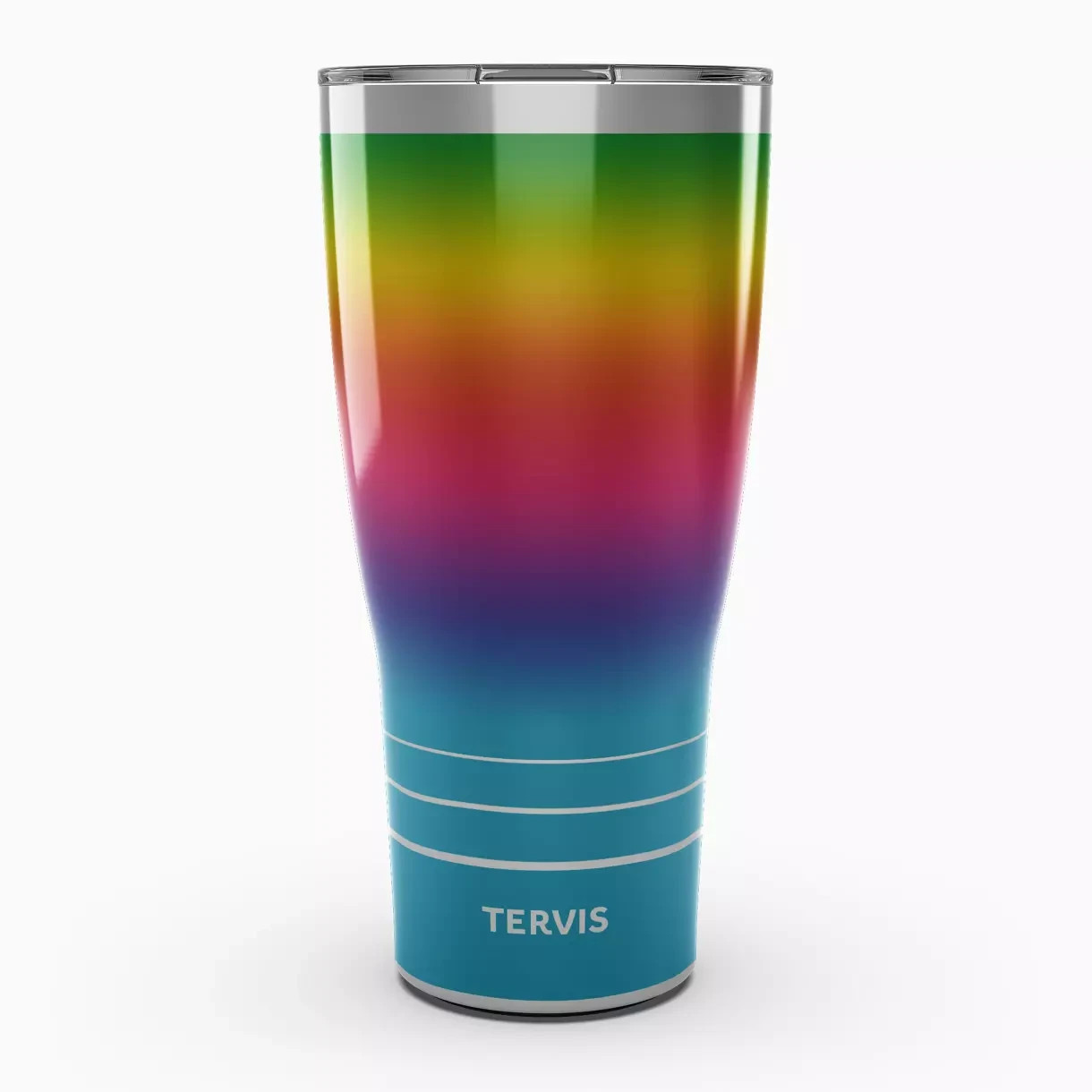 Tervis Traveler Rainbow Flavor Ombre 30oz Insulated Stainless Steel Tumbler Lid