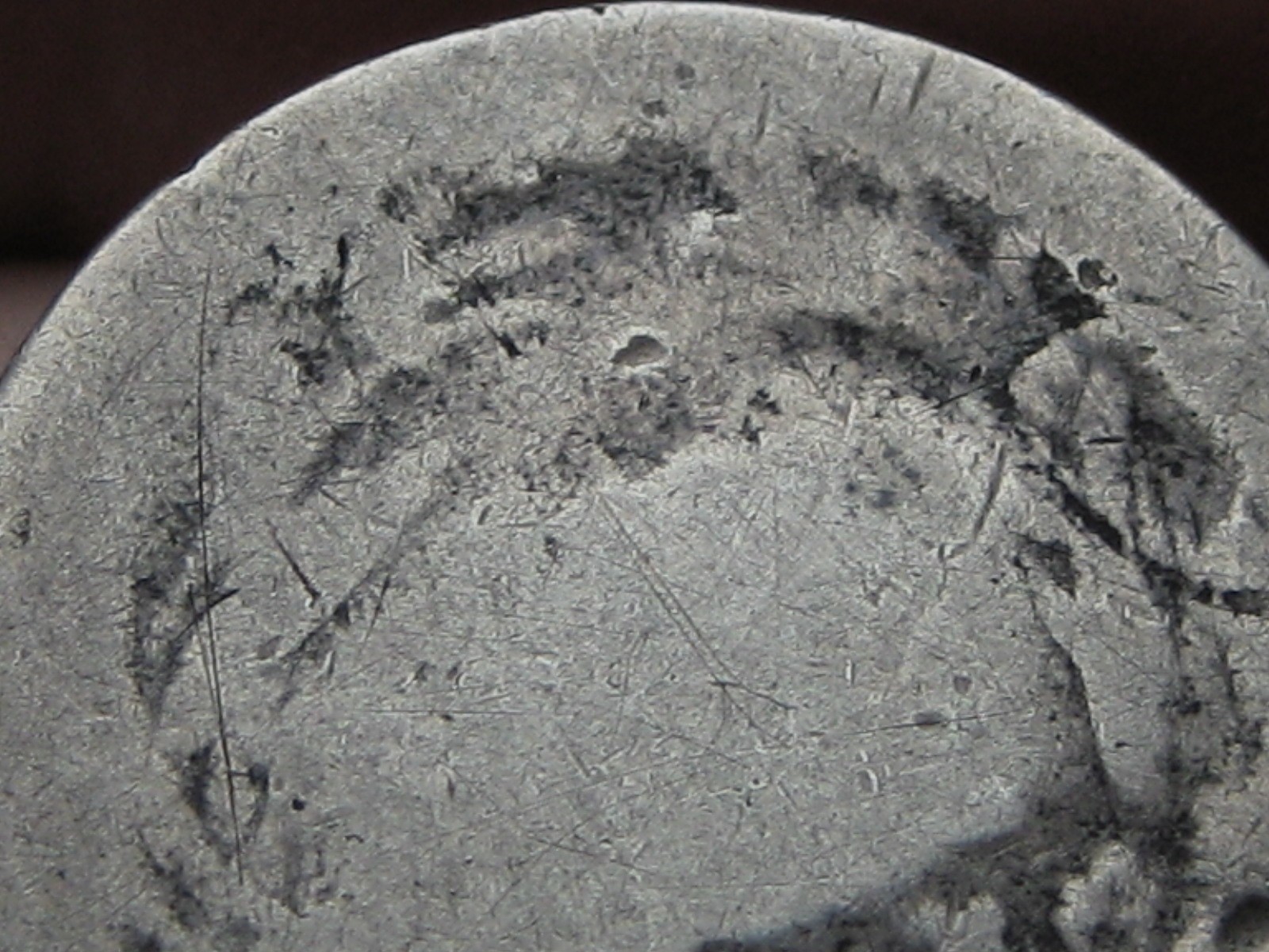 1892 S -1916 S Silver Barber Dime- San Francisco, Heavily Worn