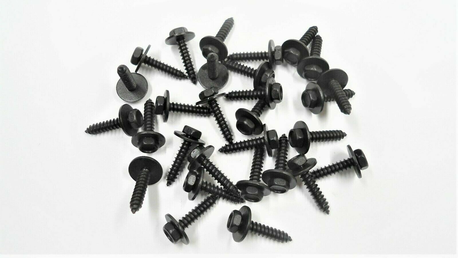 65 NEW BLACK INTERIOR/EXT SCREWS! FITS GM GMC/CHEVY PICKUP C1500 K10 S10 C10 ETC