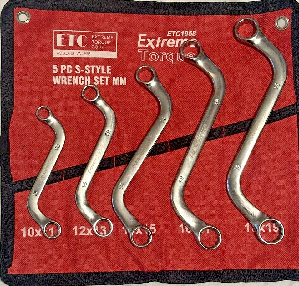 Box Deal 6 Wrench Set SAE Metric Moon S Starter Obstruction Deep Double Offset
