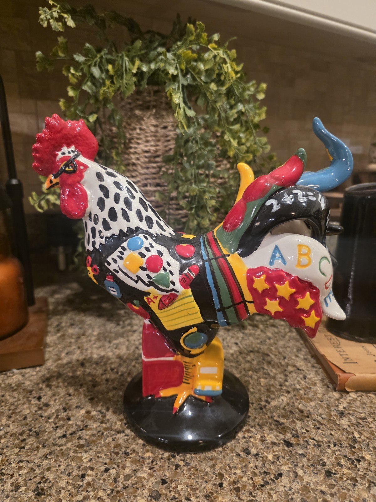 Poultry In Motion HTF Eggceptional #16771 SHARON NEUHAUS Teacher Theme Rooster