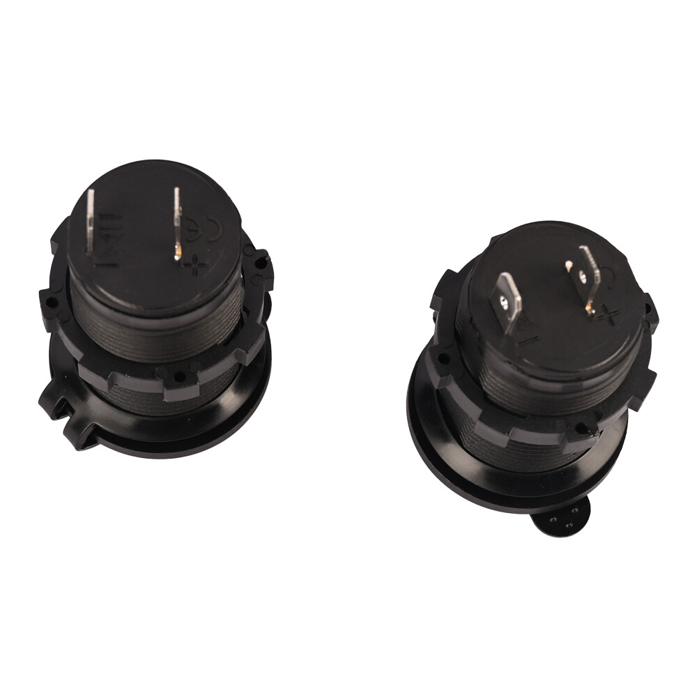 2pcs 12V Cigarette Lighter Socket Power Outlet Receptacle Plug or Car Marine ATV