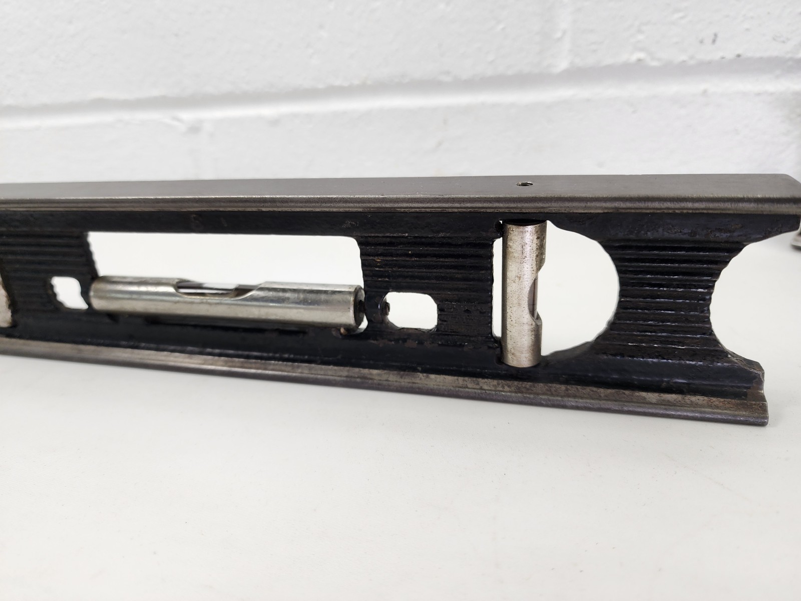 (2) Vintage Stanley No. 36 Cast Iron 12" Machinist Level