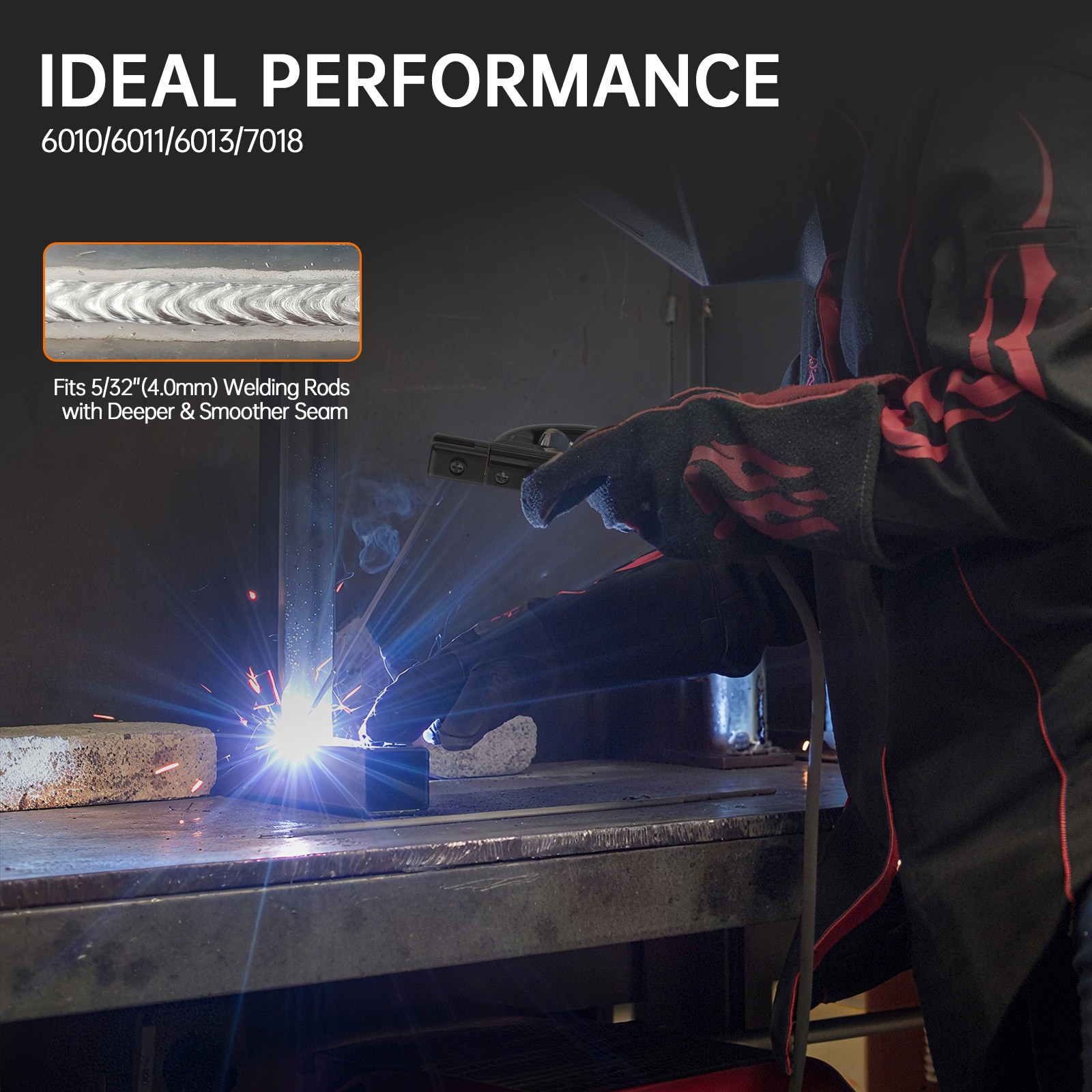 HITBOX 3-in-1 Stick Welder ARC MMA Lift TIG 200A Welding Machine Houeshold