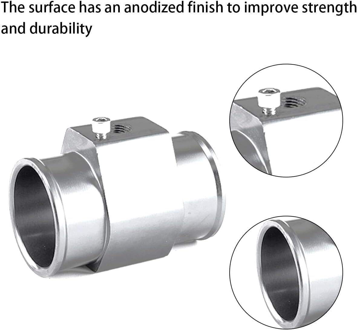 38mm Water Temp Joint Pipe Temperature Gauge Radiator Sensor Hose Adapter NEW