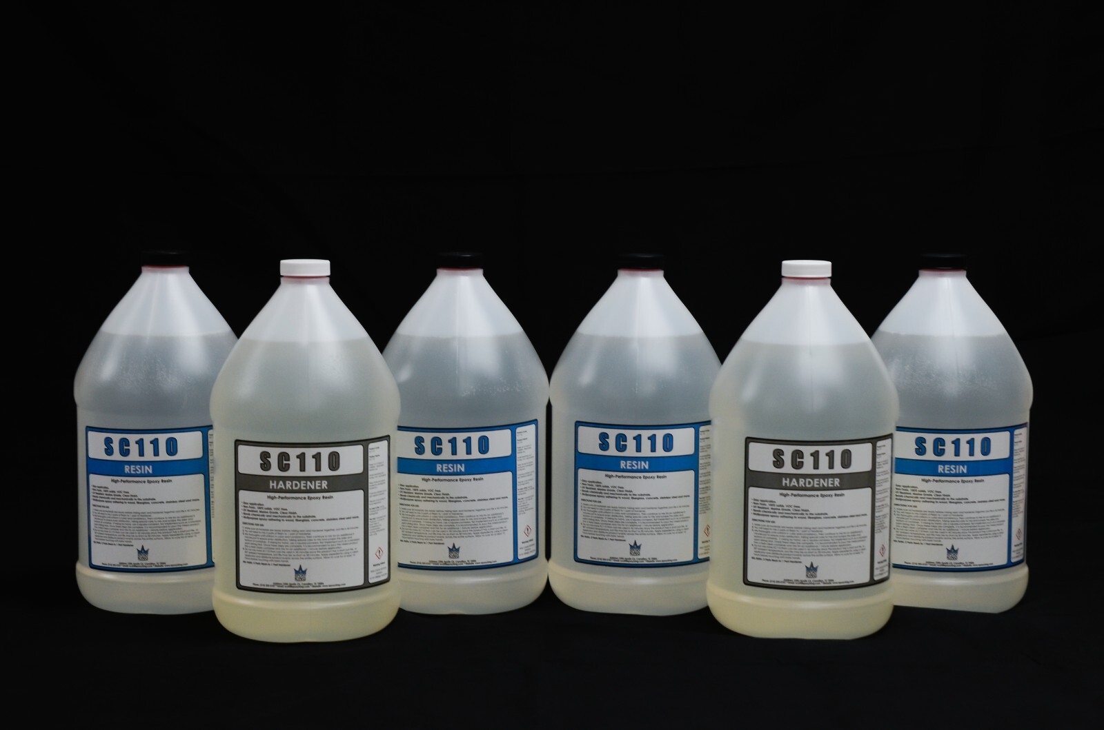 EPOXY RESIN 6 GALLON KIT * CLEAR * UV RESISTANT * LAMINATING * FIBERGLASS * BOAT