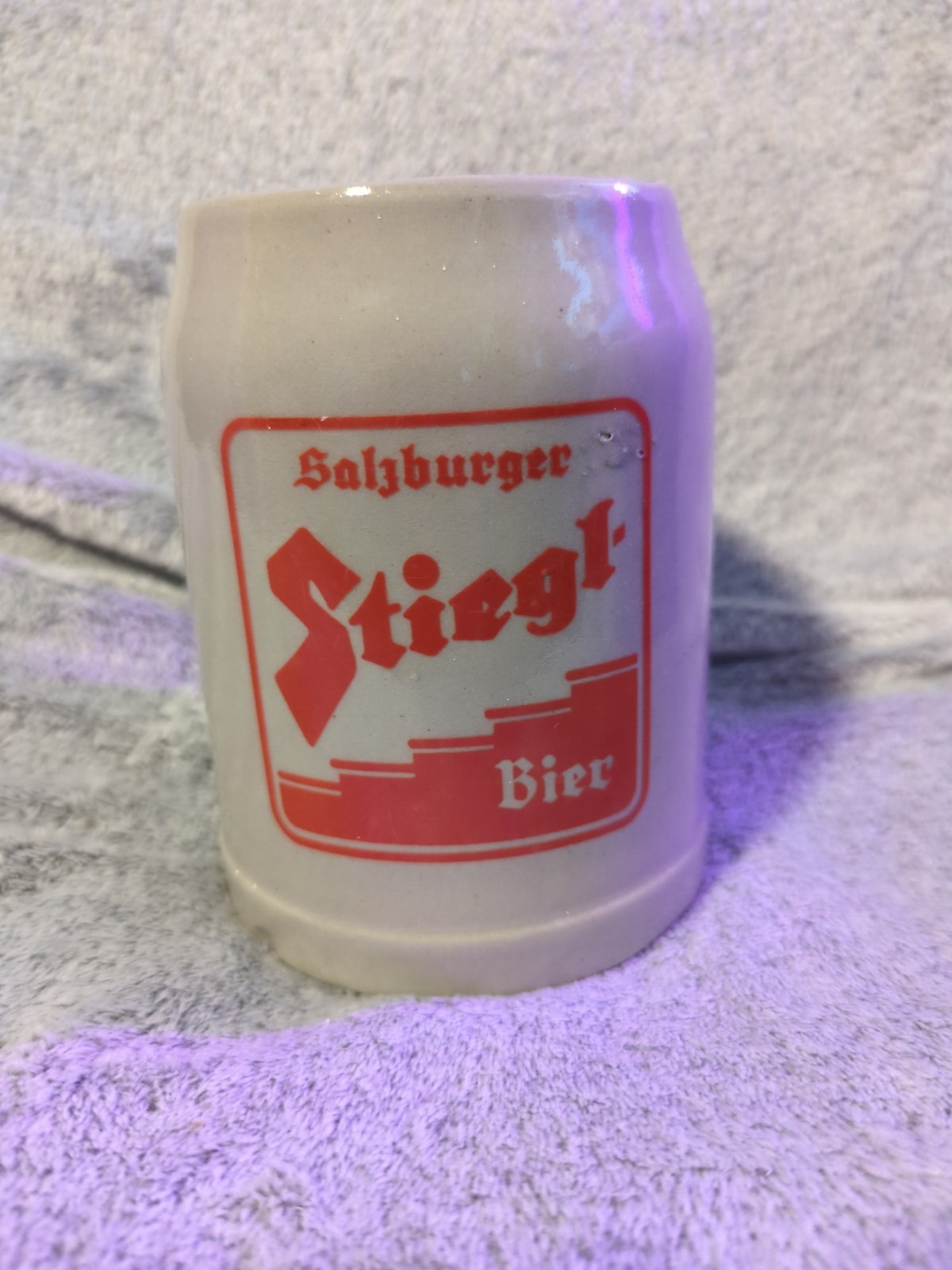 Stiegl Salzburger 1492 Ceramic Beer Stein Mug .5L