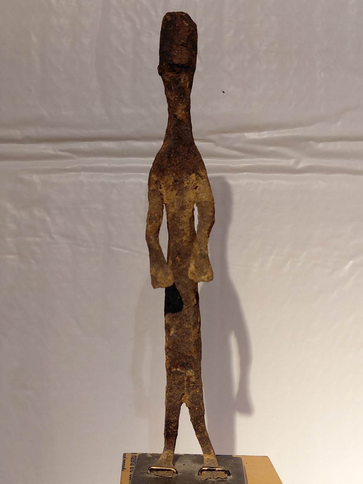 Rare African Dogon Standing Iron Figure