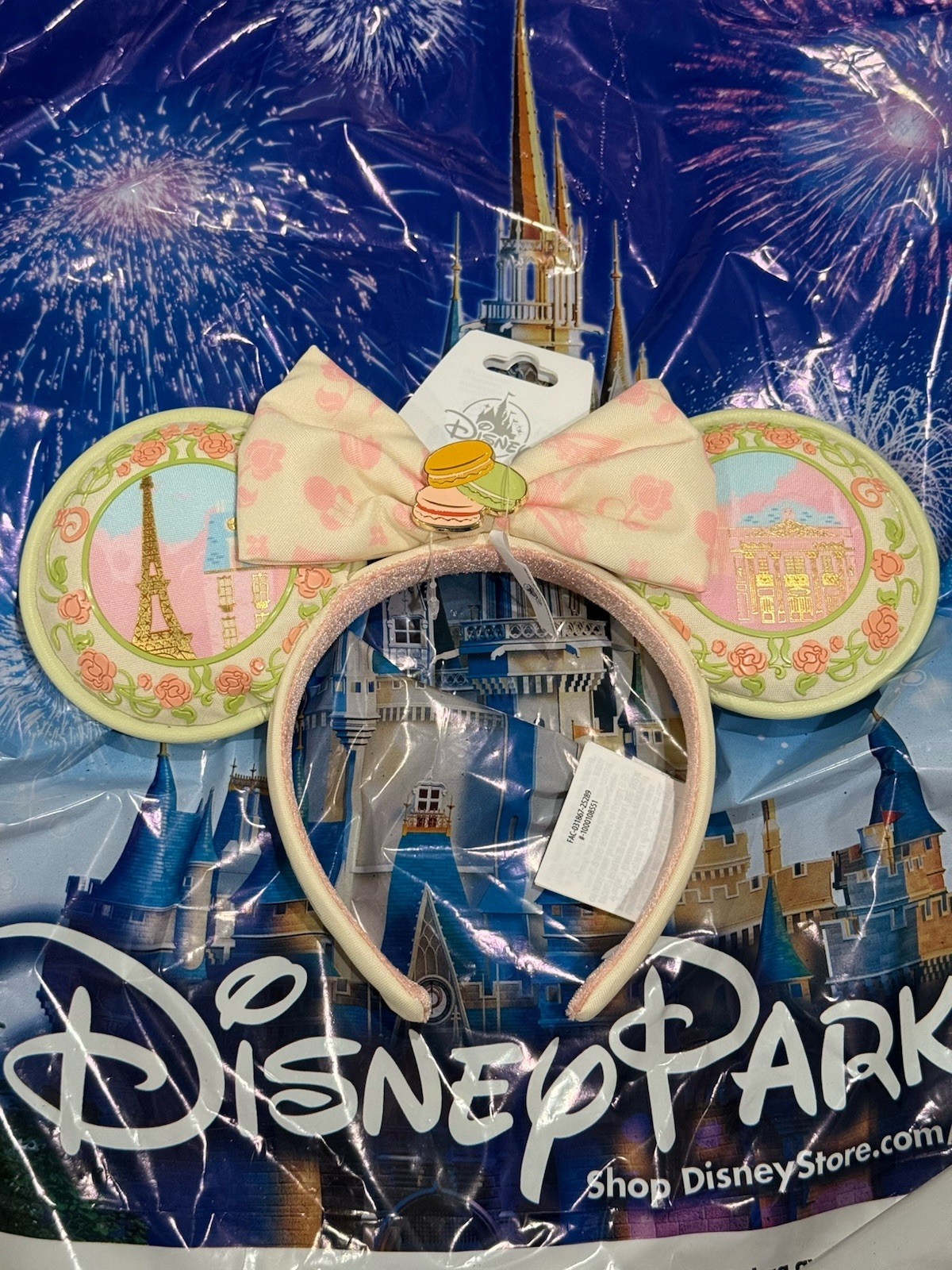 Disney Epcot World Showcase France Paris Ears Macaroons Headband Ears New