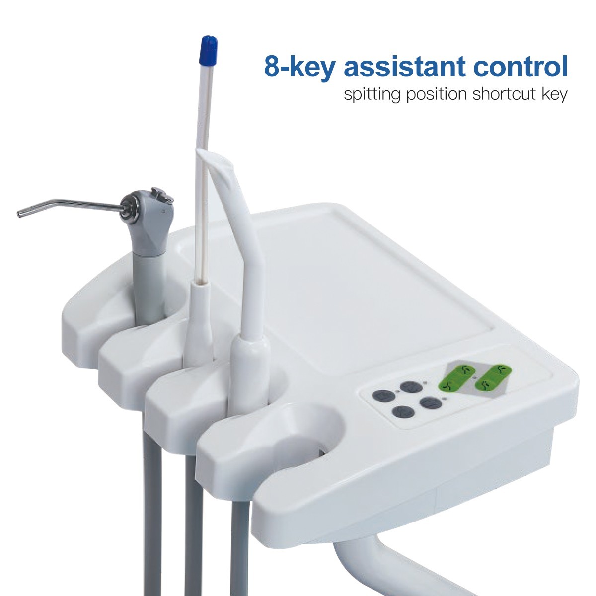 Dental Unit Chair DC Motor Computer Controlled PU Leather Integral Doctor Stool