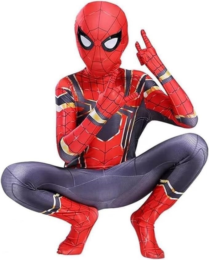 spider man halloween kids costumes （size 47 ，51 inch）