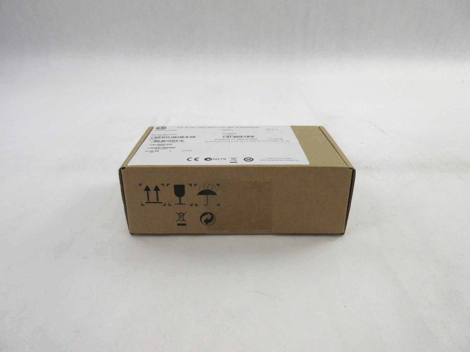 Lot of 10 HP X130 10G SFP+ LC SR Transceiver, JD092B, C4*57