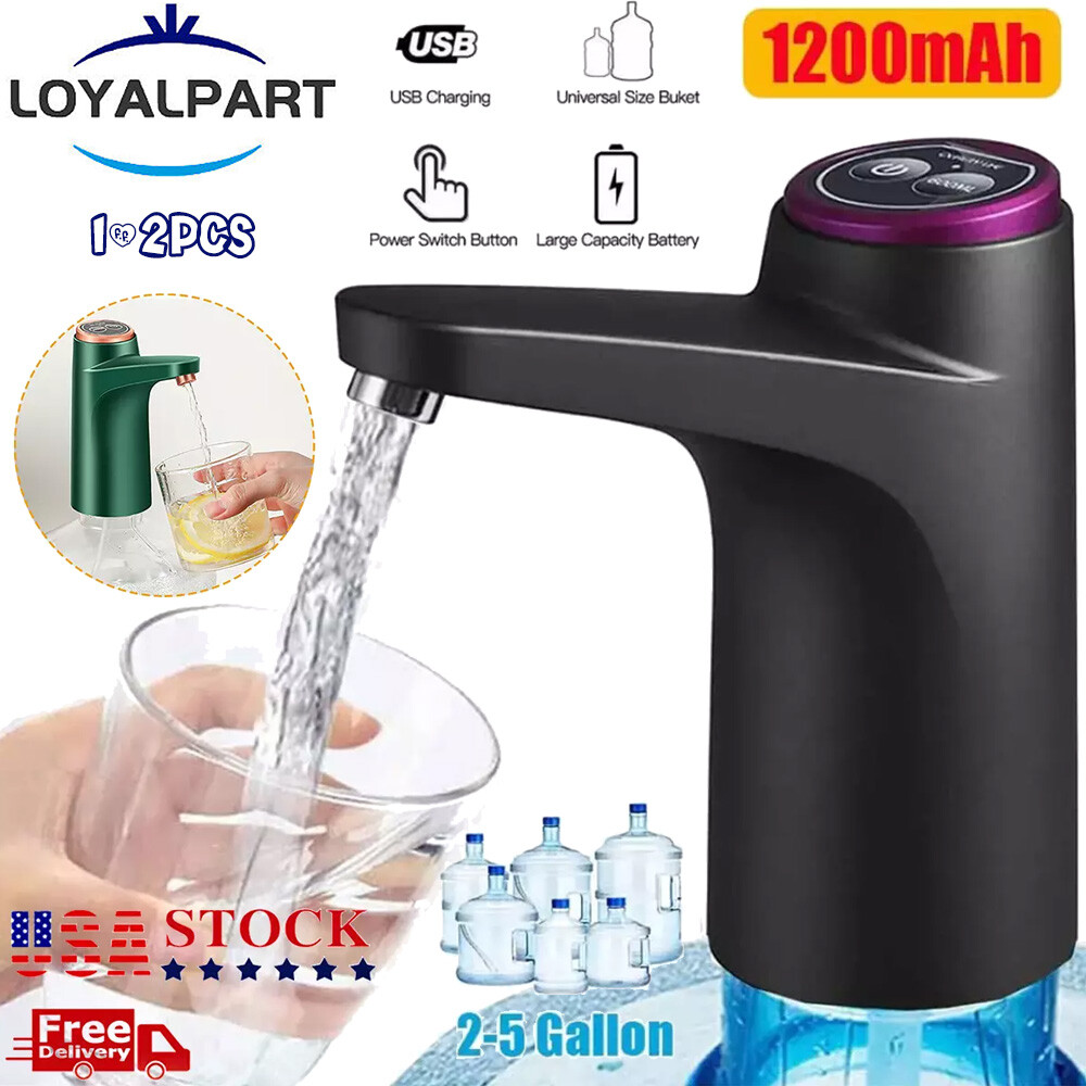 Electric Automatic Water Bottle Switch Pump Universal Jug Dispenser 5 Gallon USB