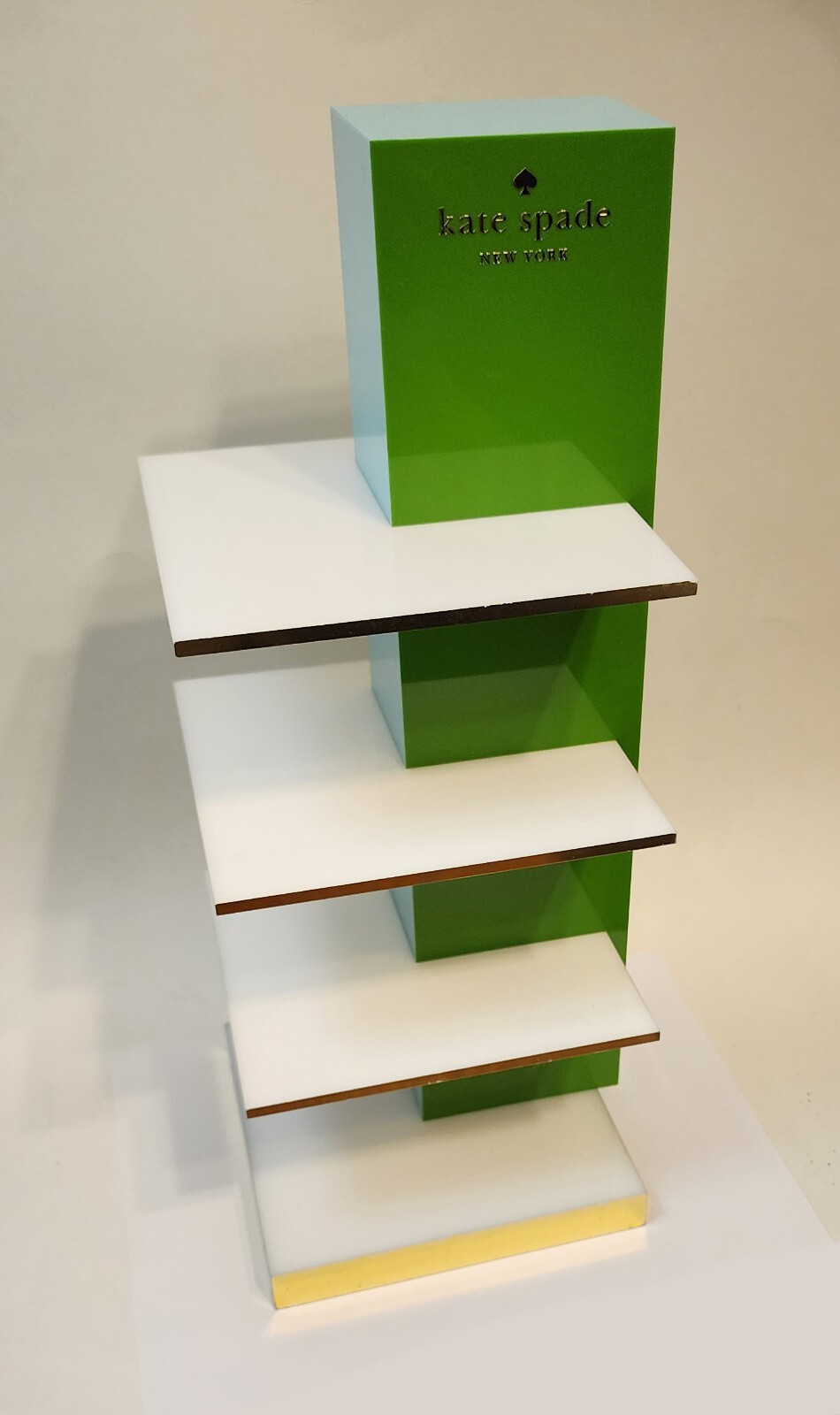 RARE! Safilo KATE SPADE Sunglasses (3) Shelved Platform Display Stand (16" Tall)