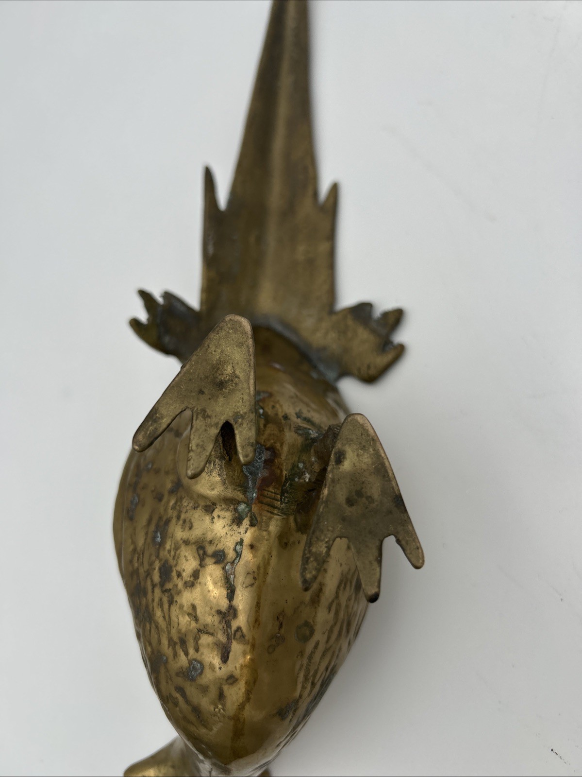 Vintage Pair of SOLID BRASS Pheasant Birds MCM Bird Decor Figurine Old