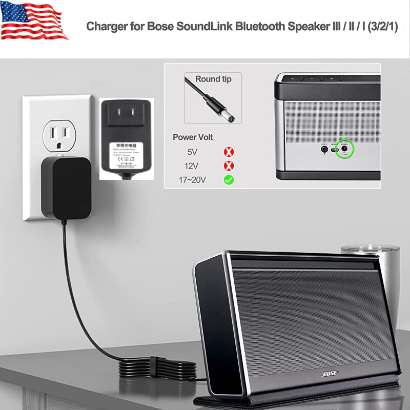 For Bose Soundlink I II III Wireless AC/DC Adapter Charger Mobile Speaker iii
