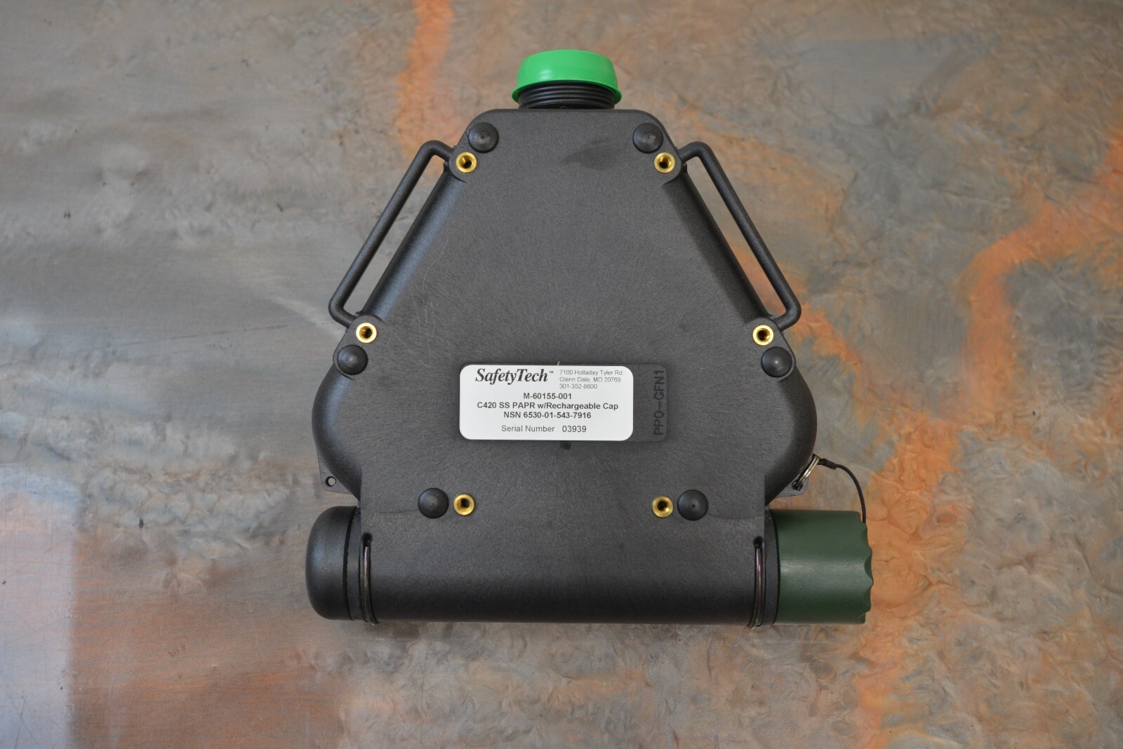 Safety Tech M-60155 C420 Single Speed PAPR Blower Toggle Switch W/ NiMH Battery