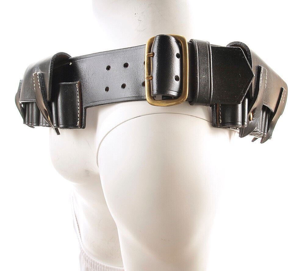 British Martini-Henry Bandolier P-1882 Black Leather