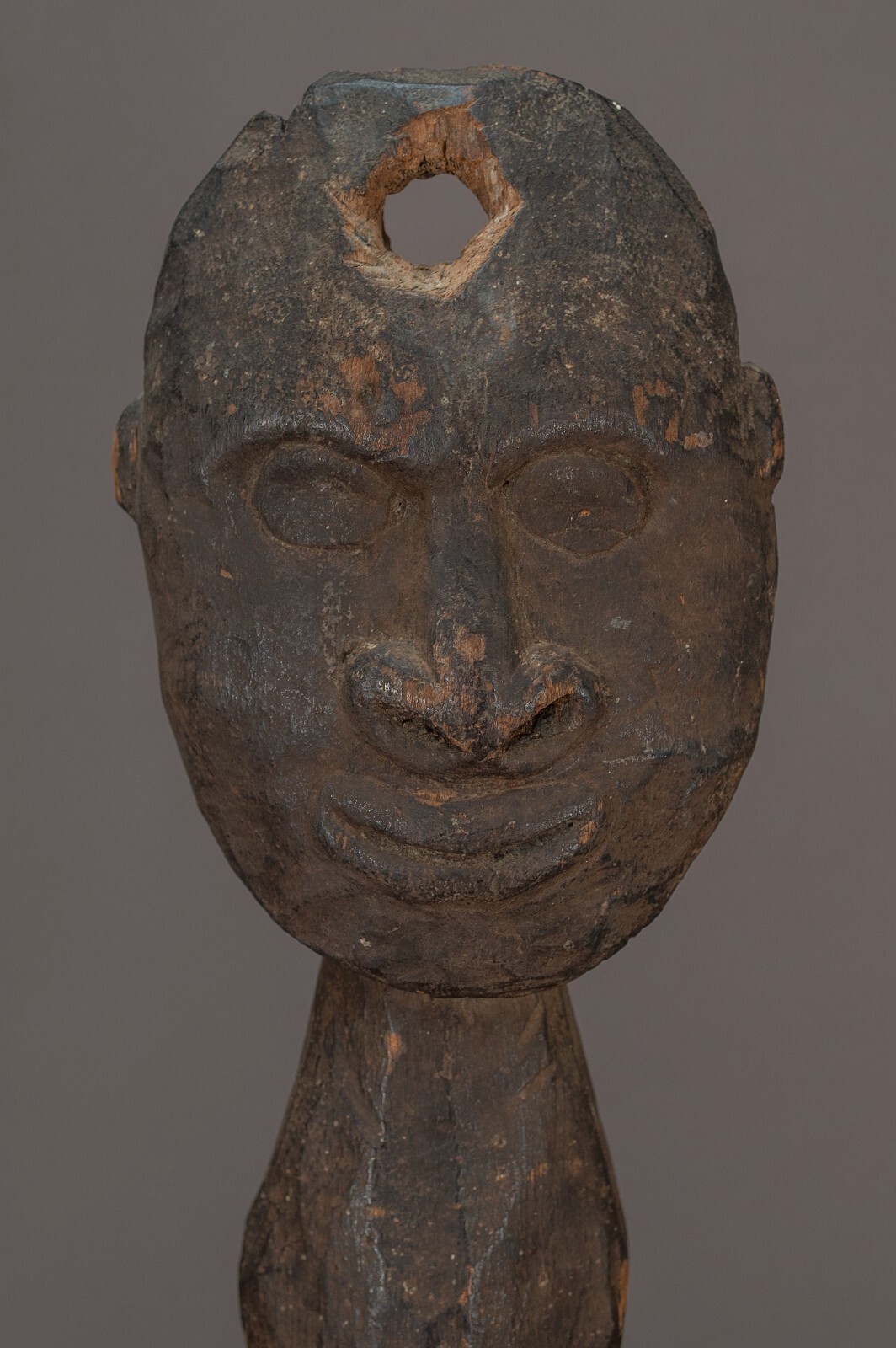 ANTIQUE OCEANIC POLYNESIAN PAPUA NEW GUINEA CARVED ITAMUL MIDDLE SEPIK FOOD HOOK