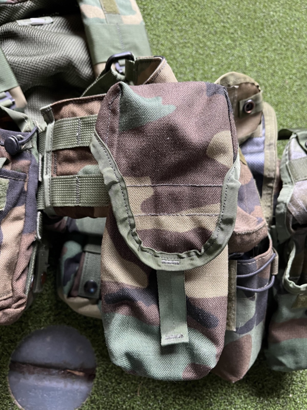 RARE OLDGEN SOF SPEAR Load Bearing Rig MOLLE M81 Woodland Camo Safariland ELCS