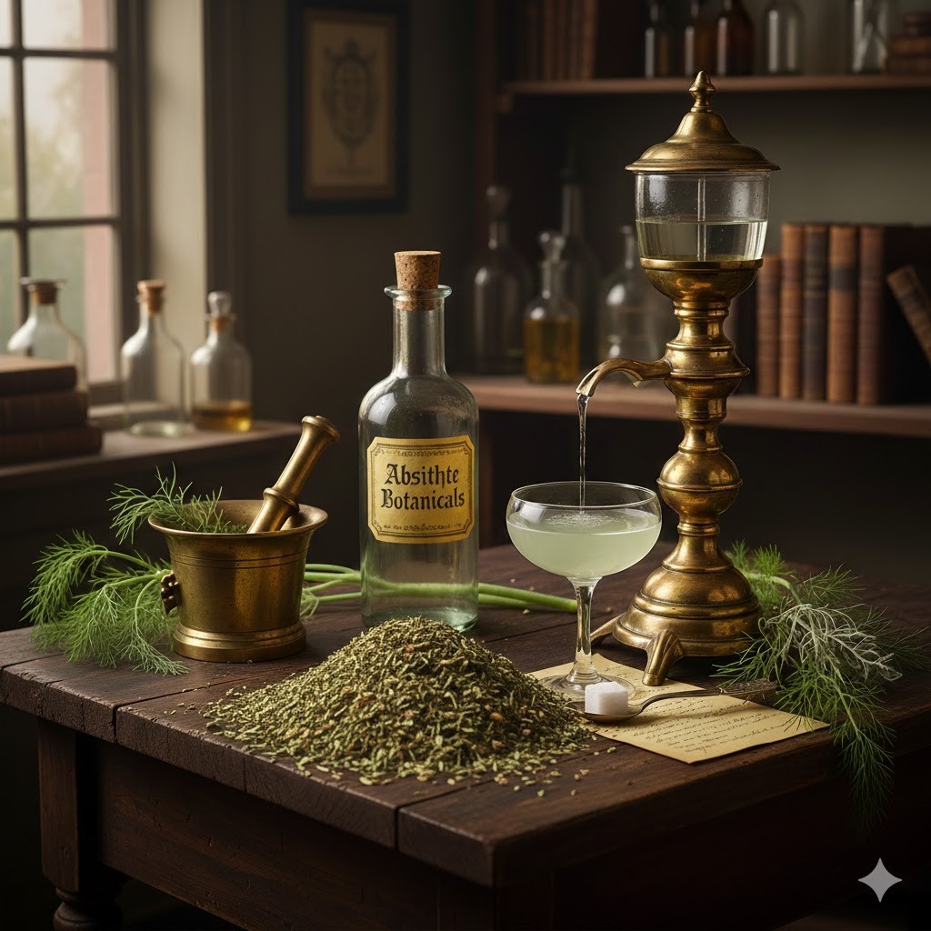 Absinthe Kit Botanic Herb Mix Wormwood Anise Fennel Many More! Potent USA