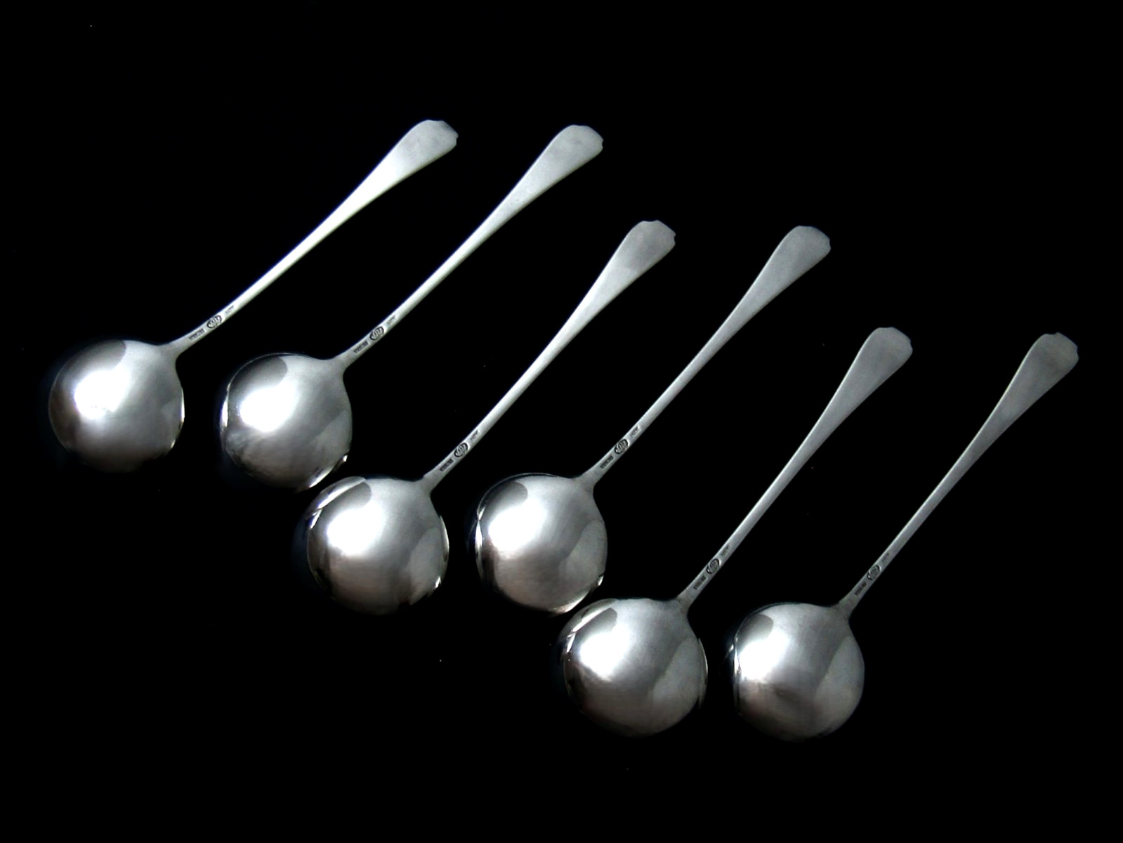 ❤️ APOLLO 1900 ALVIN STERLING BOUILLON SOUP SPOON 5 ¼”- SET 6PC