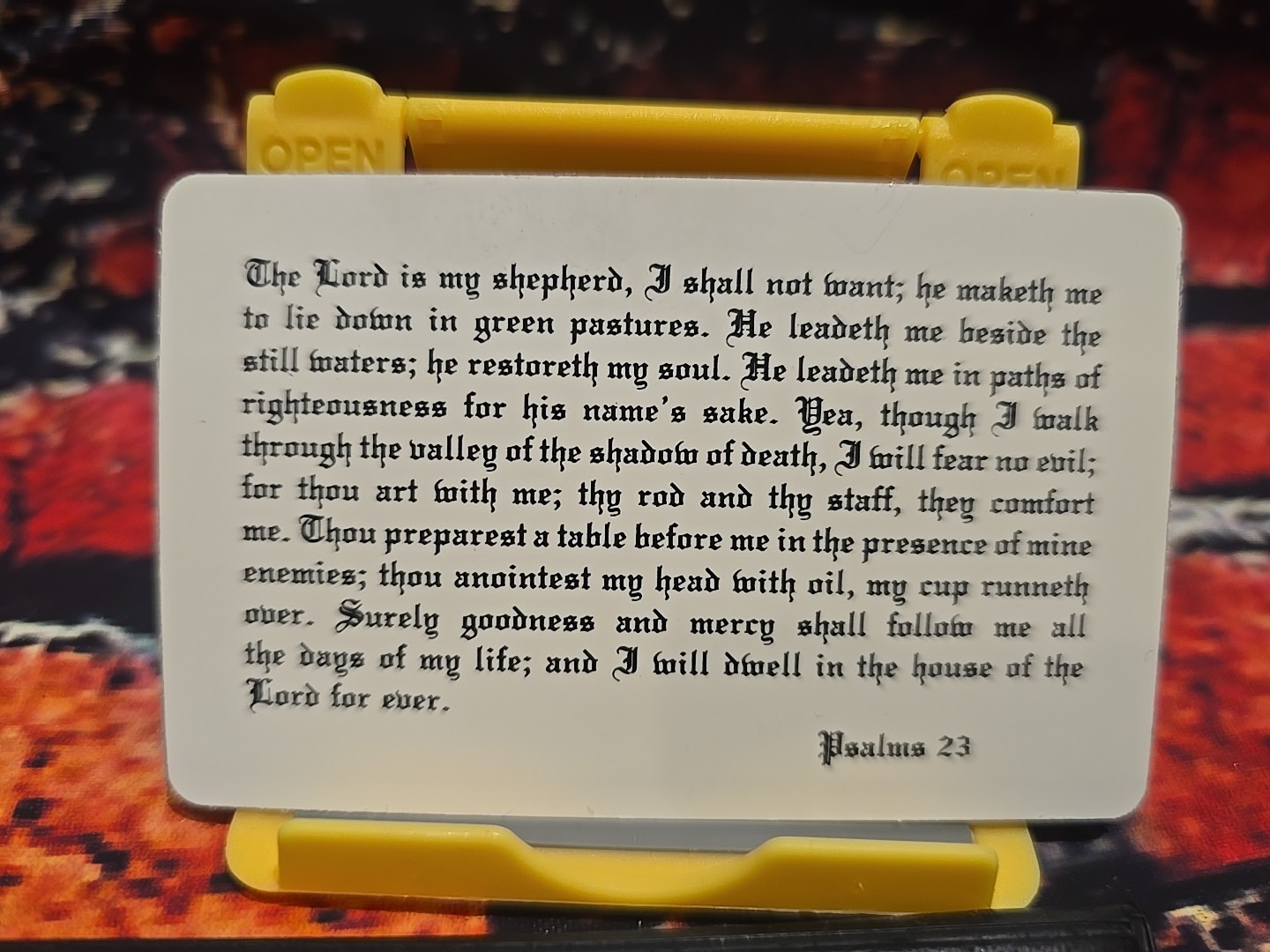 UNIQUE 1970 Holy Lunar Bible NCR Microform - Complete - NEW - King James Edition