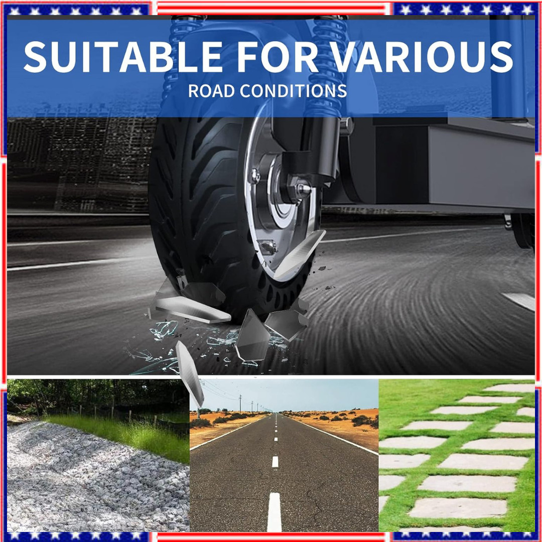 50/75-6.1 Tubeless Solid Tires for Electric Scooter,8 1/2 x2 Tire for Gotrax GXL