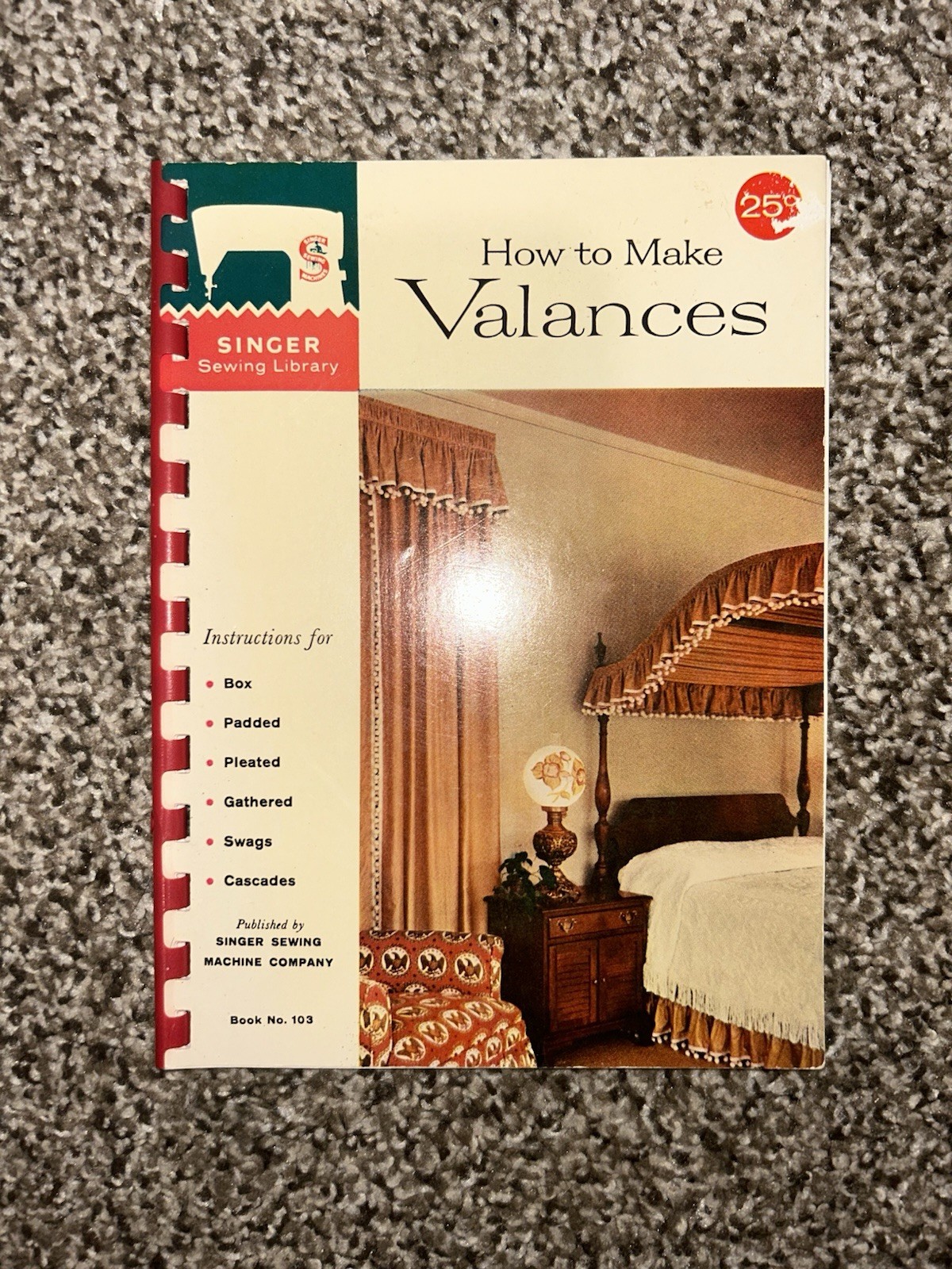 Singer Sewing Library How To Make Valances 1960 Book Vol 103