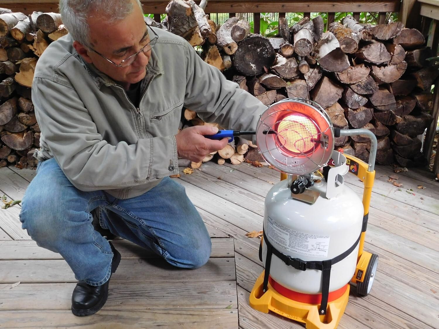 Propane Tank Cart Cylinder Dolly Transporting Hand Truck BBQ Grill Weed Burning