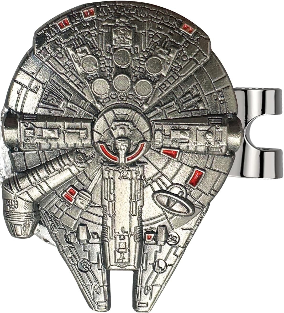 Star Wars Millennium Falcon Golf Ball Marker Set with Magnetic Hat Clip