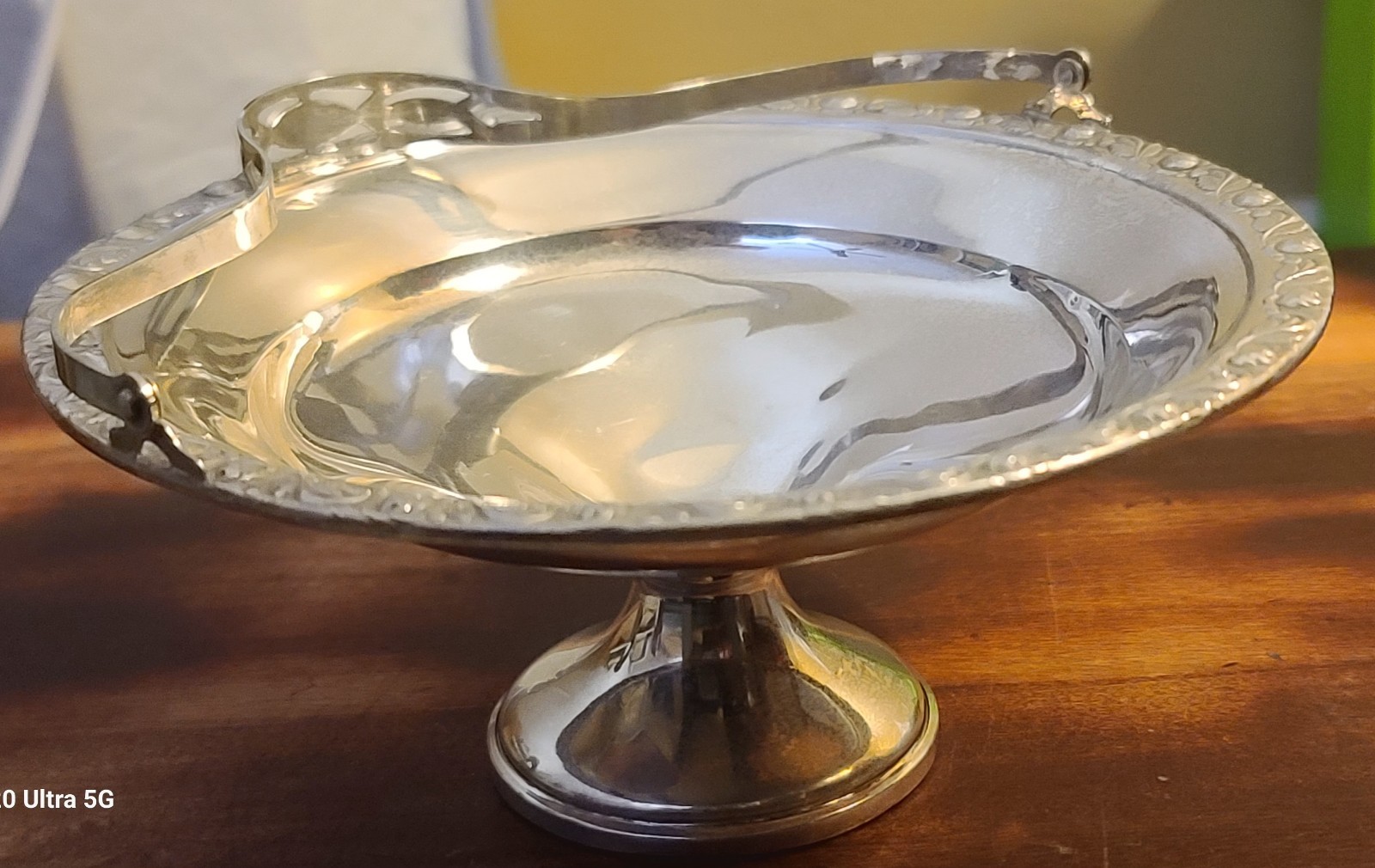 👑NICE👑 Sterling Silver Handled Candy Dish 💥145 Grams💥(weighted)
