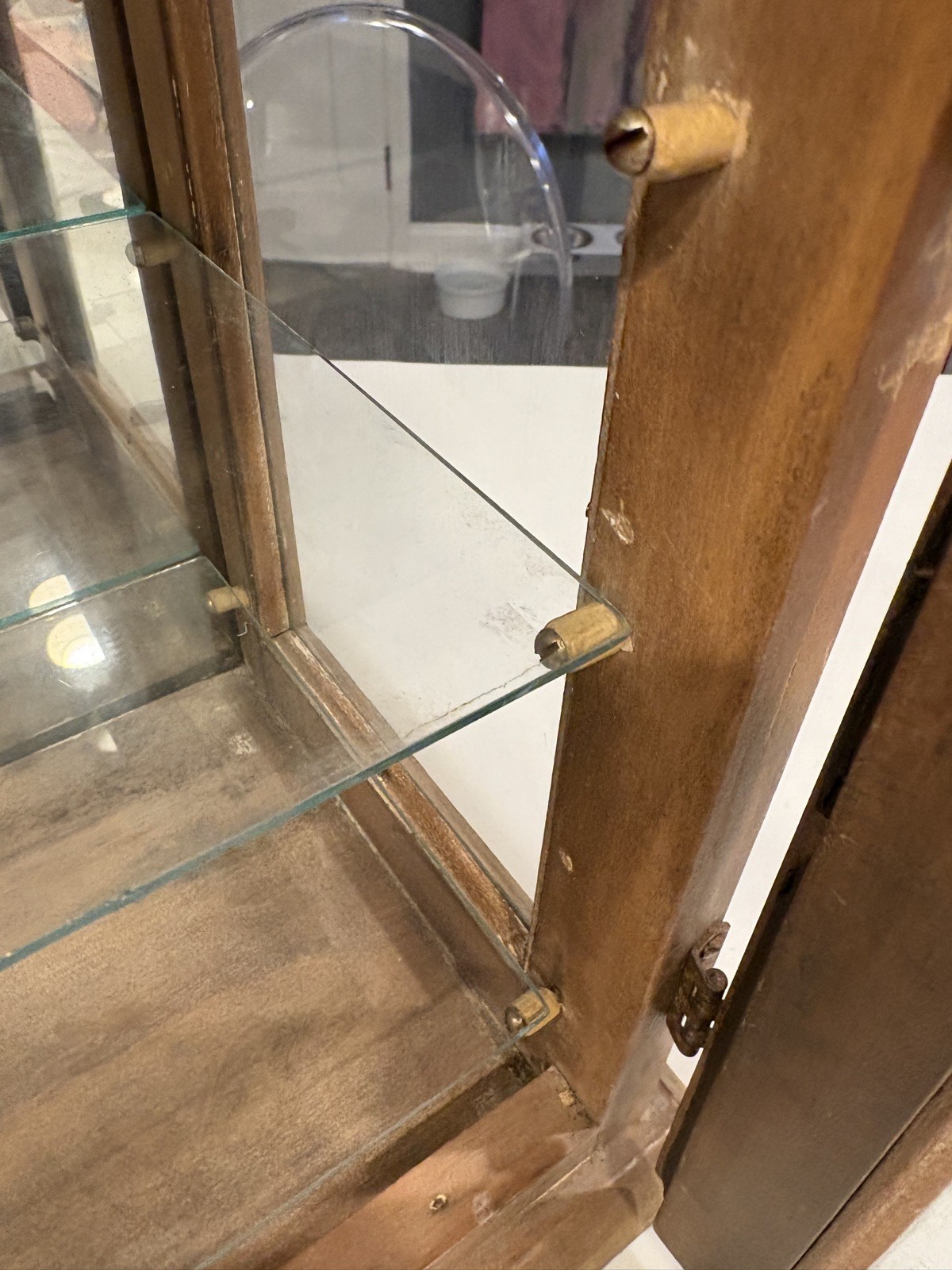 Early 1900s Antiseptic Sterilizer Cabinet, Oak Wood, Doctor, Barber, Pharmacy