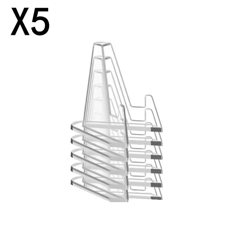 30 Pack Clear Card Stands, Arcylic Card Display for Sports Graded