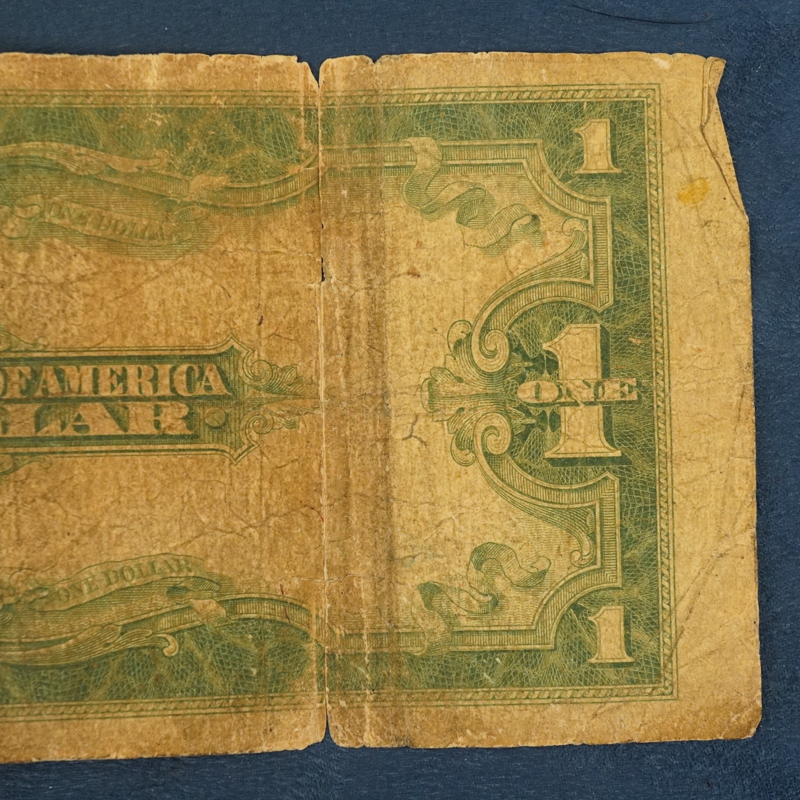 1923 Large Size $1 Silver Certificate- Free Shipping USA