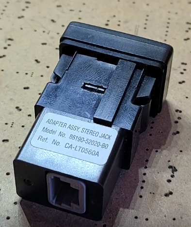 New Aux Adapter REPAIR Toyota Scion & 4Runner Part# 86190-52020-B0 / 86190-52020