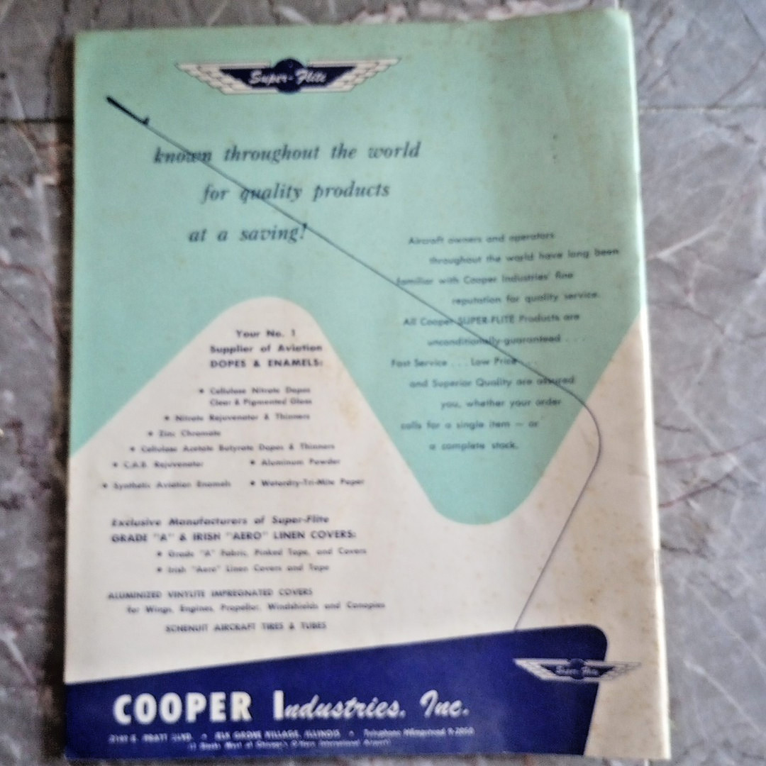 1955 Procedures Manual for Aircraft Dope And Fabric Application - Aviation