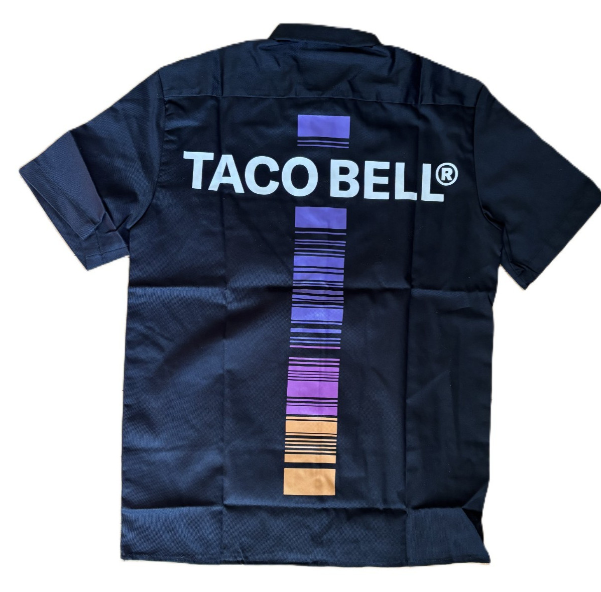 Taco Bell Short Sleeve Manager Shirt with Front Pocket - Size S