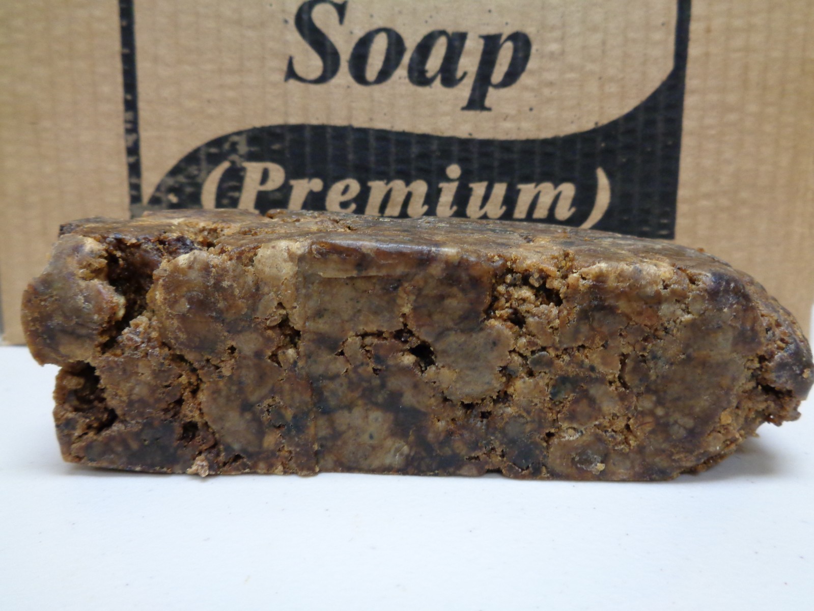Raw African BLACK SOAP Organic Unrefined From GHANA Premium Quality Choose Size