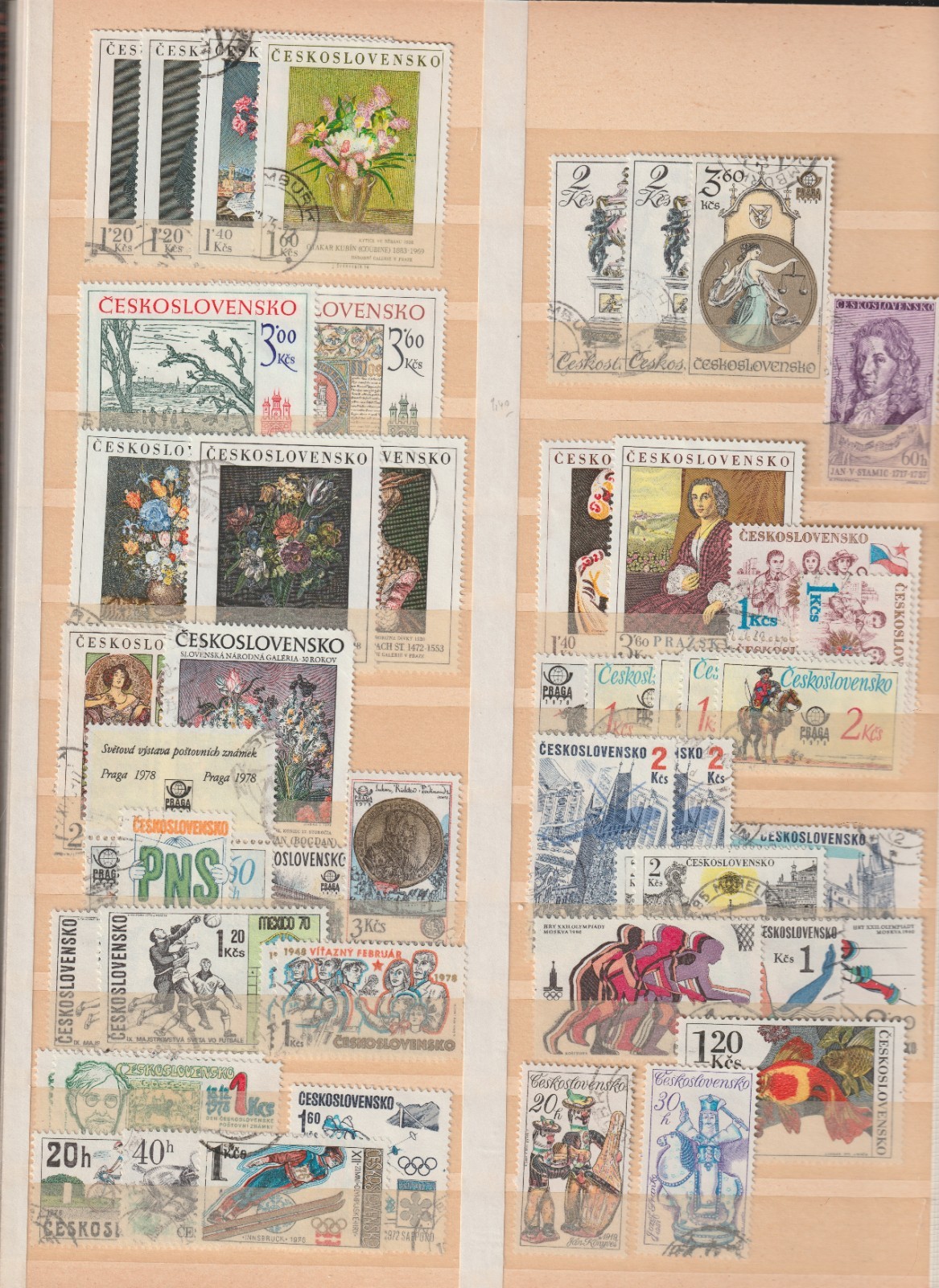 Old Czechoslovakia Stamps Mint/used Real scan.Read the description.