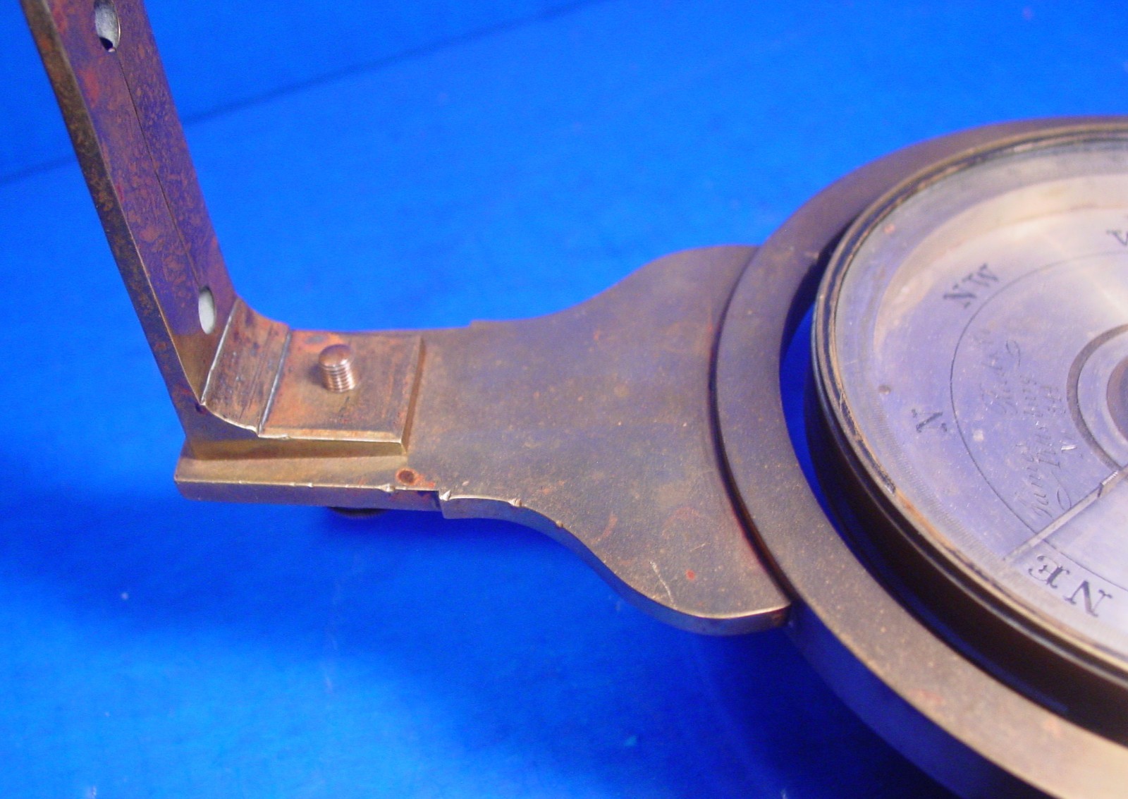 1870 James Reed Gimballed Mining Compass - RARE American Compass