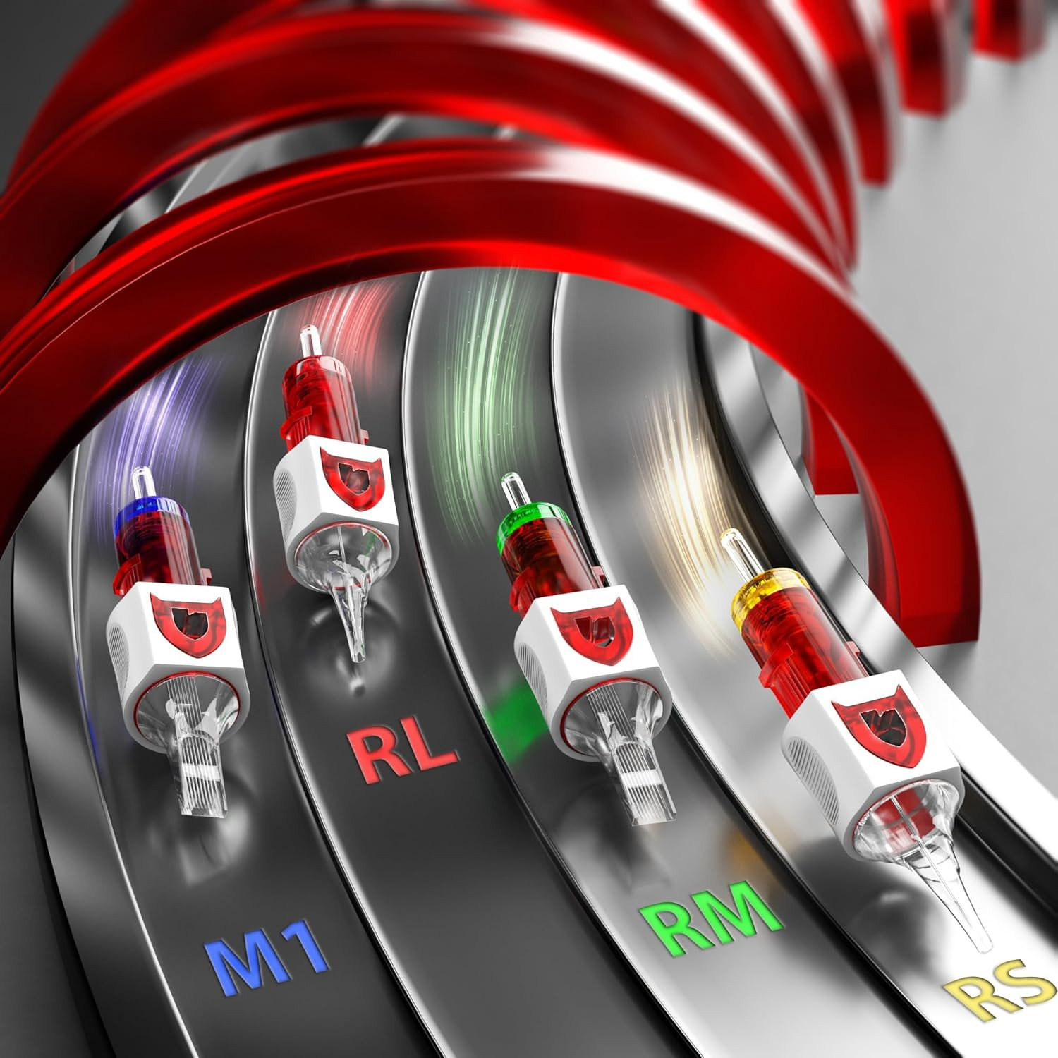 Tattoo Pen Kit Wireless with 2Pcs 1500Mah Batteries 11Pcs Inks 20Pcs Finger Ledg