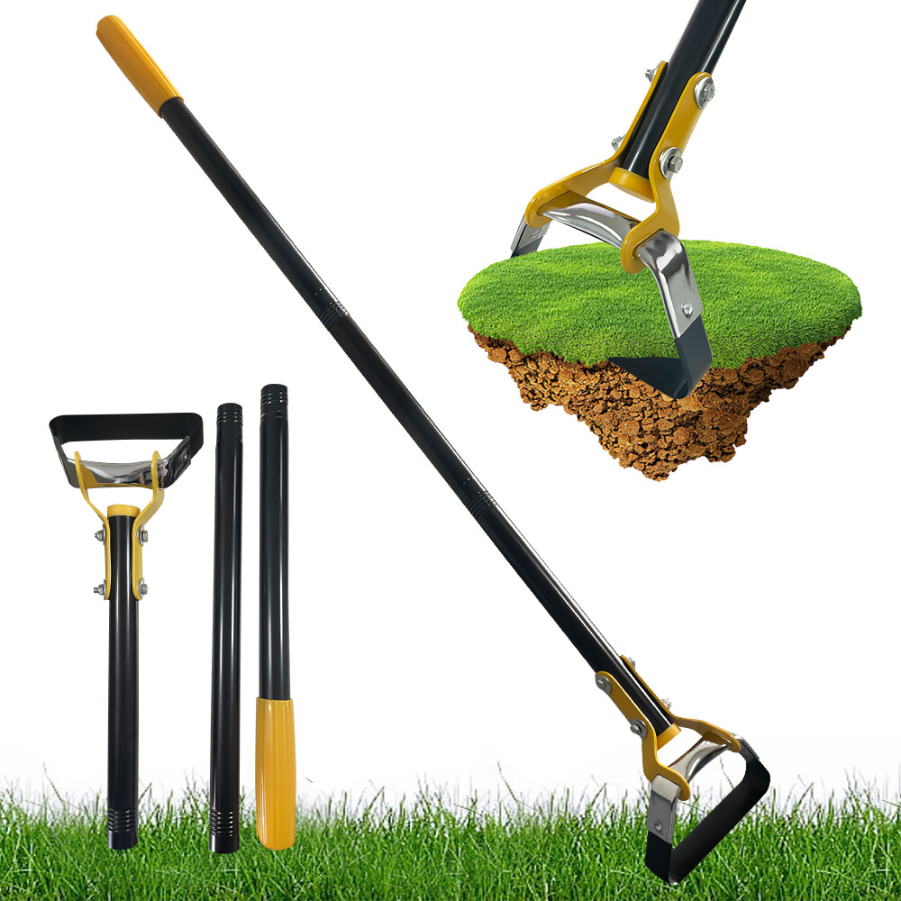 47" 59" 79" Adjustable Hoe Garden Tool Weeding Loop Stirrup Hoe Long Handle
