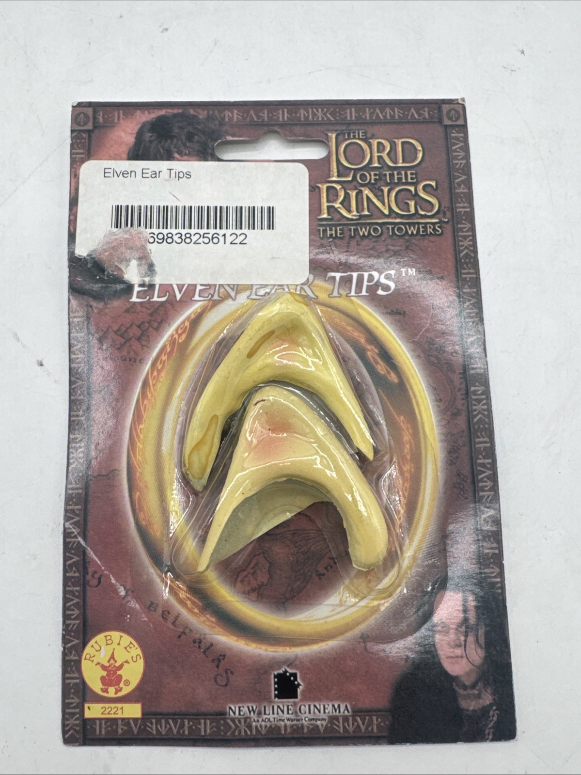NEW Lord Of The Rings Elven Elf Ear Tips Pair (Official New Line Cinema) Rubies