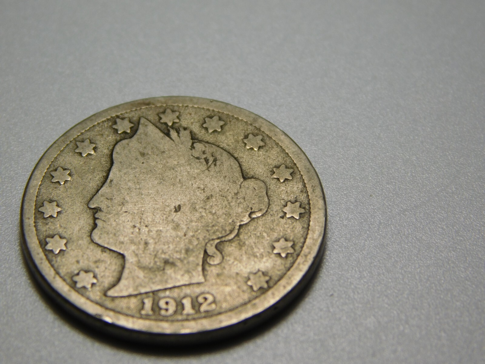 OLD US COIN 1912-D LIBERTY HEAD V NICKEL