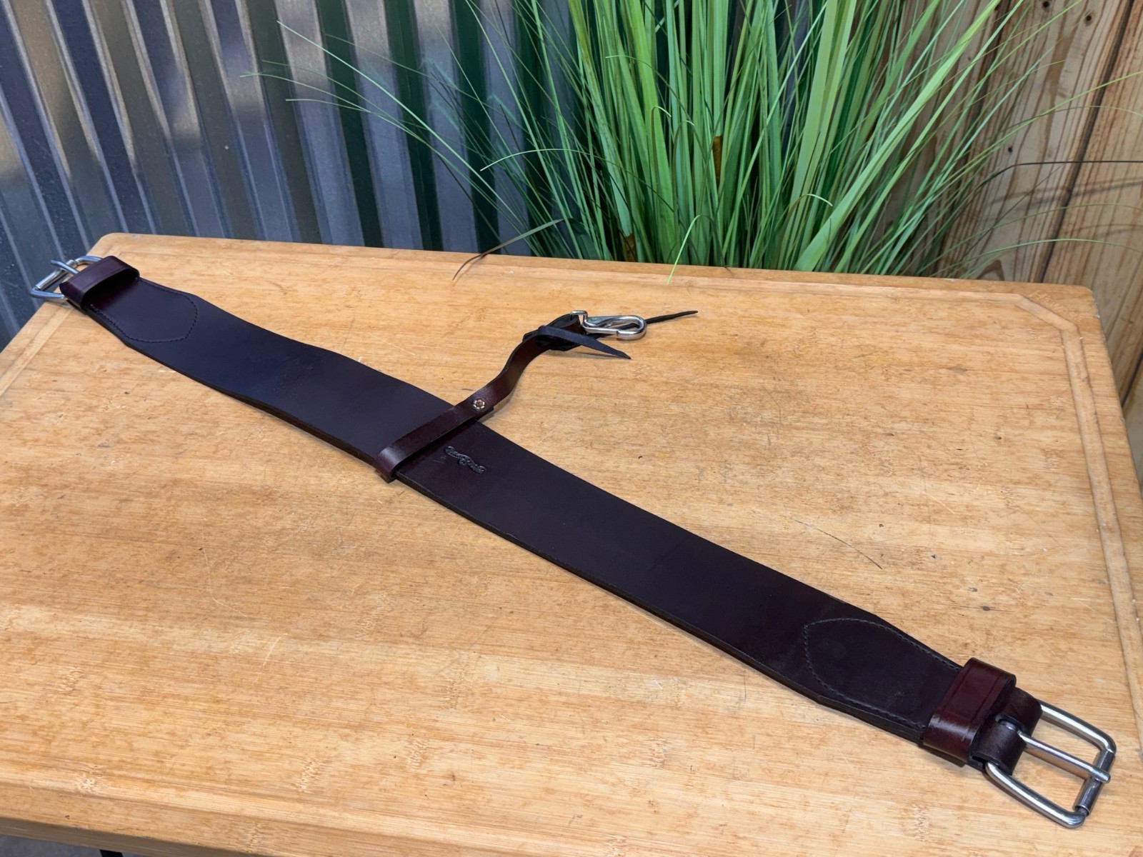 CIRCLE Y Western Saddle Rear Flank Center Strap / Back Cinch w SS Buckles