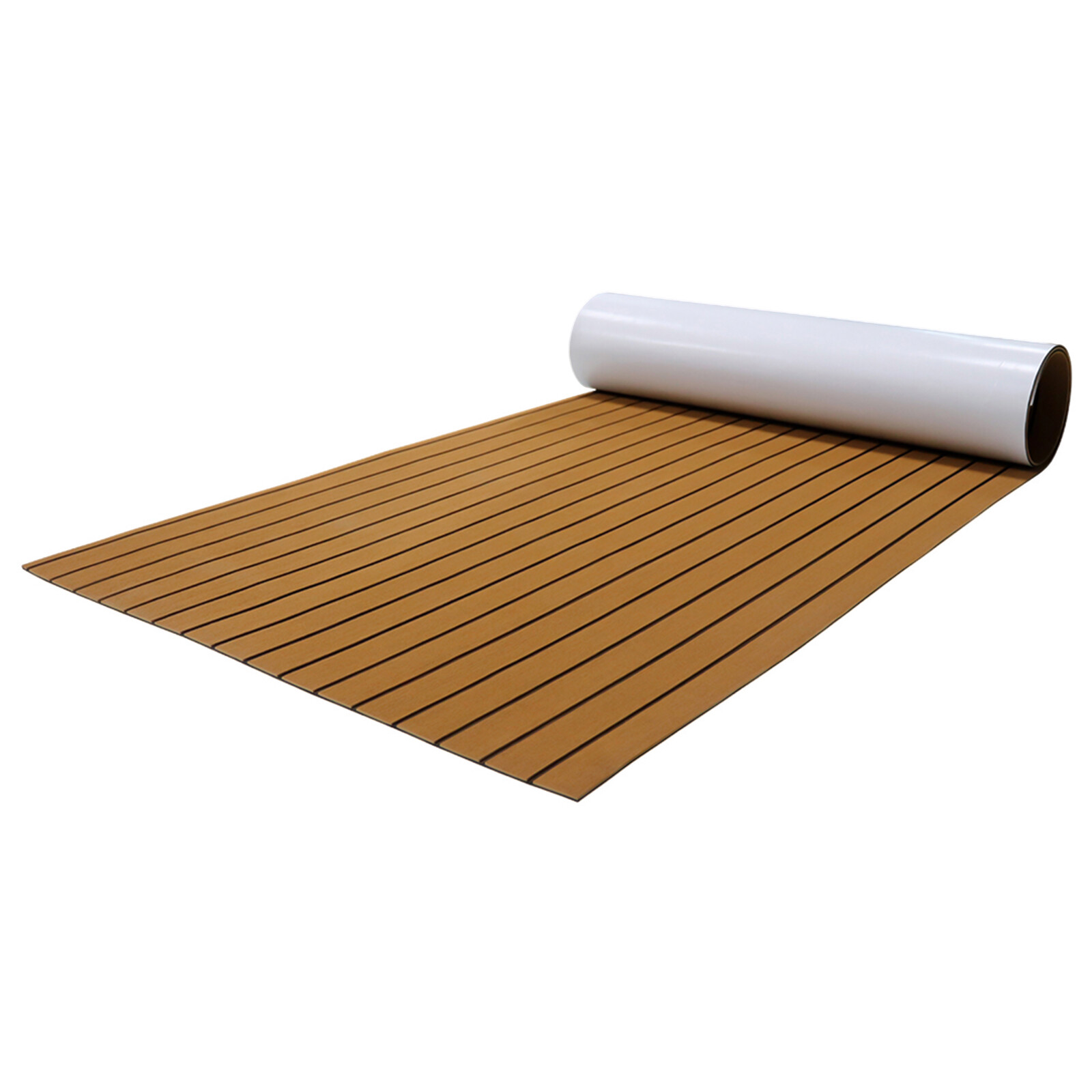 95" US Marine Boat Flooring EVA Foam Faux Teak Decking Sheet Sea Deck Yacht Mat