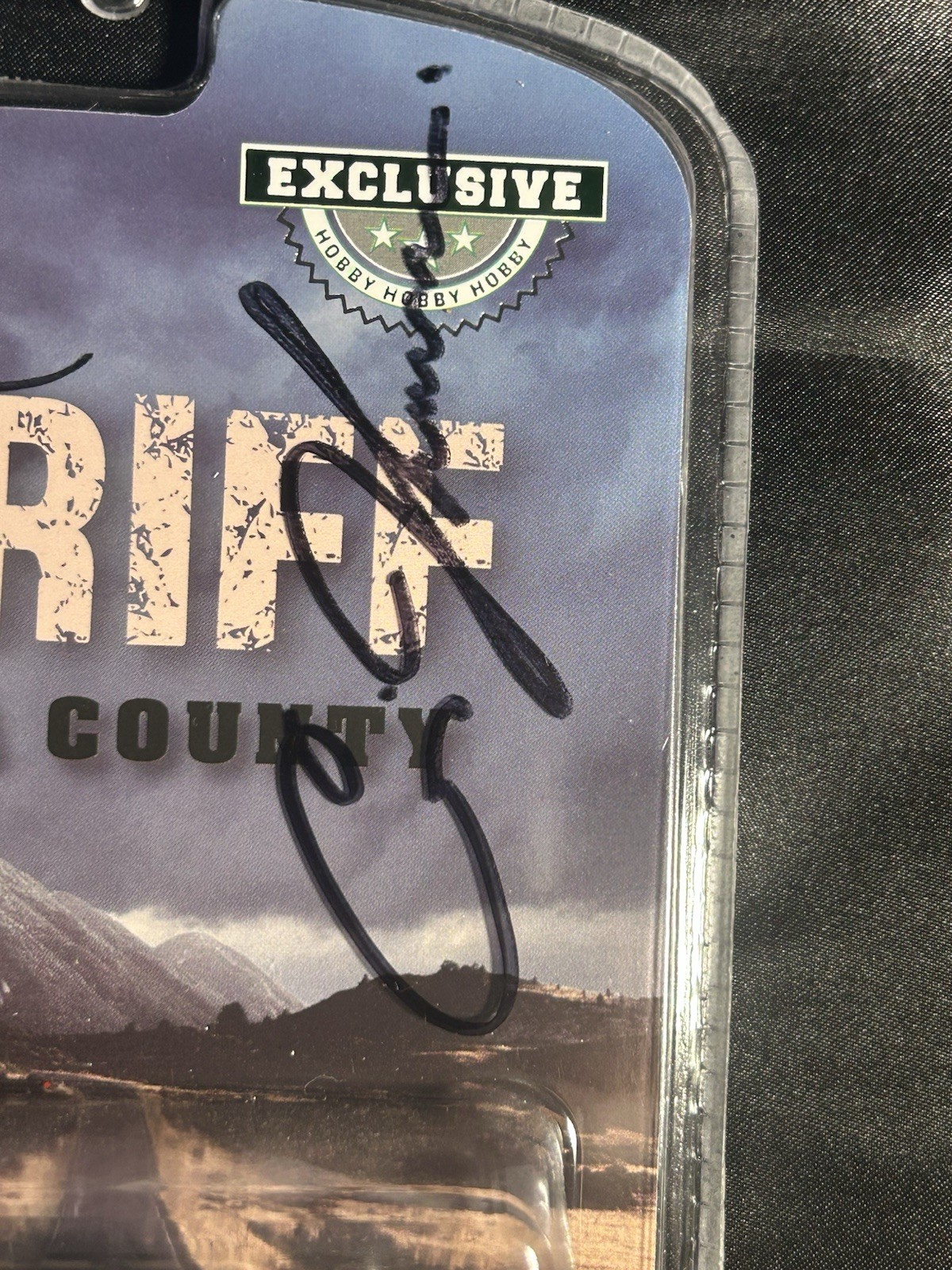 Longmire Bronco 1:64 Signed By Robert Taylor and Craig Johnson at Longmire Days