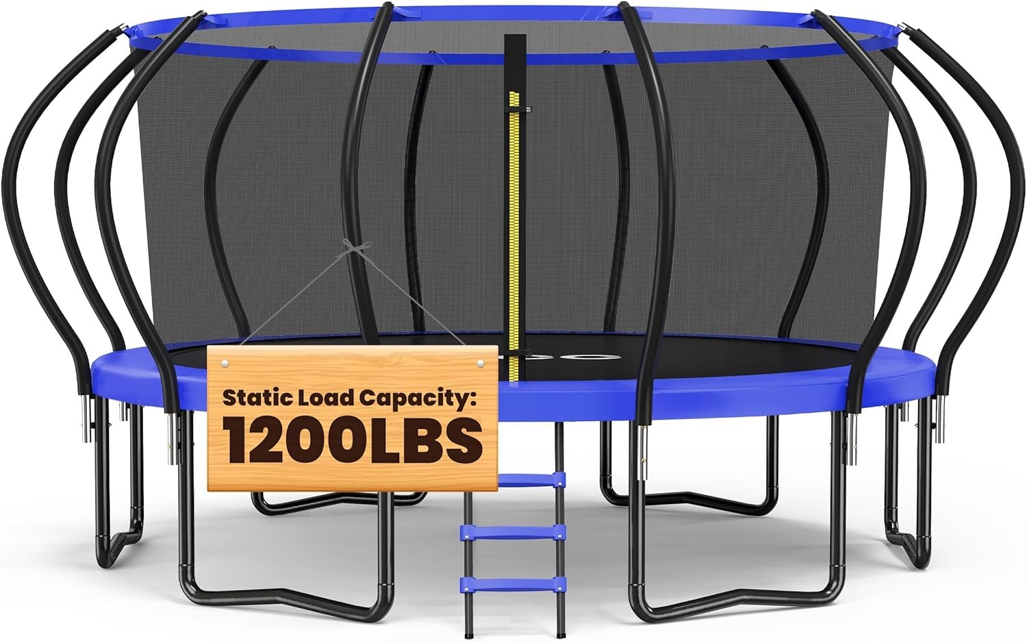 ORCC 1200LBS Weight Capacity Trampoline 16 15 14 12 10 8FT Yard Trampolines