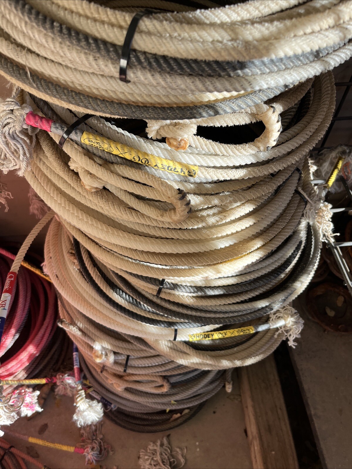 Used Cowboy Lariat Team Rope